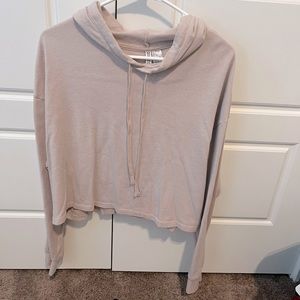 cropped hoodie